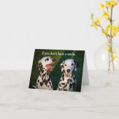 Carte Sourire (Fleur jaune)