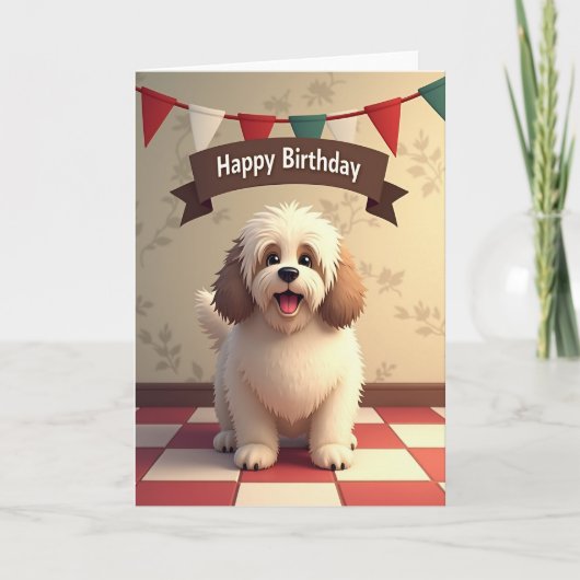 Carte Sourire Canin Fantaisiste (Devant)