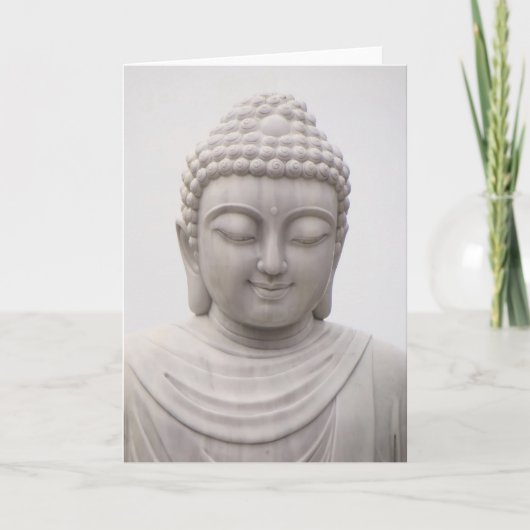 Carte Sourire Serene Bouddha Inspirational Love Peace (Devant)