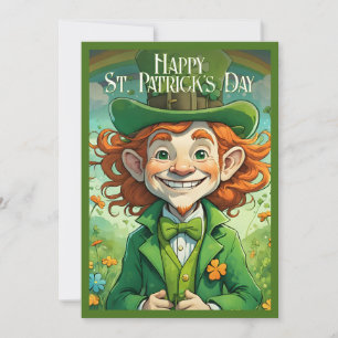 Carte Sourires chanceux à la Saint-Patrick