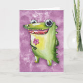 Carte Sourires de crocodile (Devant)