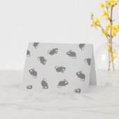 Carte Souris (Fleur jaune)