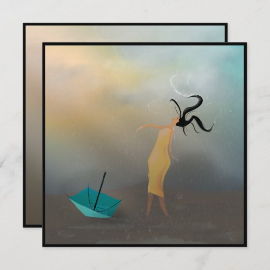 Carte "Souris !" (Devant / Derrière)