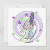 Carte Souris 2e anniversaire T-shirts et cadeaux (Devant)