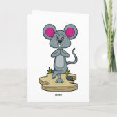 Carte Souris au Yoga Fitness (Dos)