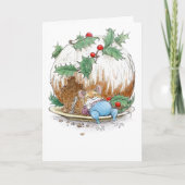 Carte Souris Christmas Pudding par Wallace Tripp (Devant)