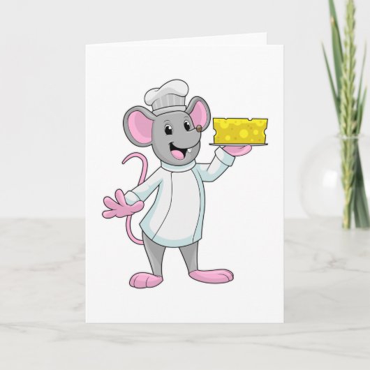 Carte Souris comme cuire avec du fromage (Devant)