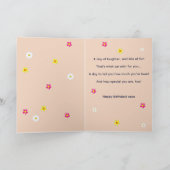 Carte Souris Créative Éditable Anniversaire Petite-Fille (Intérieur)