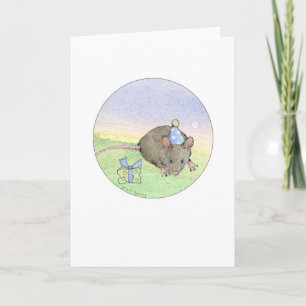Carte Souris d'anniversaire