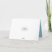 Carte Souris d'anniversaire avec cloison de champignons (Dos)