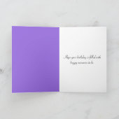Carte Souris D'Anniversaire En Fleur Iris (Intérieur)