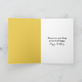 Carte Souris d'anniversaire mangeant du maïs en épi (Intérieur)