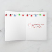 Carte Souris de Noël avec chocolat chaud (Intérieur)