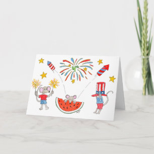 Carte Souris du 4 juillet