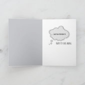 Carte Souris élégante pour 70e anniversaire (Intérieur)