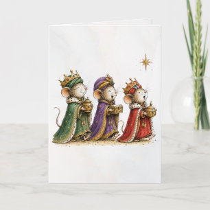Carte Souris fantaisistes en tant que Trois Sages Saluan