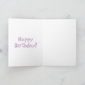 Carte Souris joyeux avec dessin animé en ballon (Intérieur)