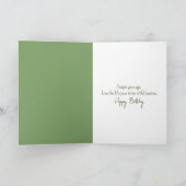 Carte Souris pour fille d'anniversaire sur une aile (Intérieur)