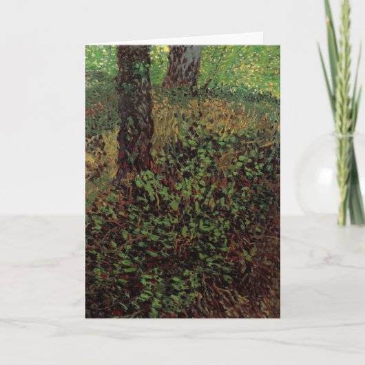 Carte Sous-bois par Vincent van Gogh (Devant)