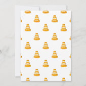 Carte Sous Construction Builder fête d'anniversaire (Dos)