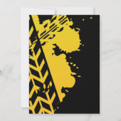 Carte Sous Construction Bulldozer fête d'anniversaire (Dos)