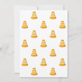 Carte Sous Construction Camion Camion fête d'anniversair (Dos)