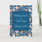 Carte Sous la mer voeux d'anniversaire (Devant)