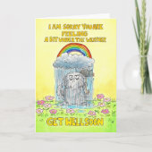 Carte Sous la météo - Soyez bien bientôt salués (Devant)