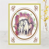 Carte Sous la vigne (Fleur jaune)