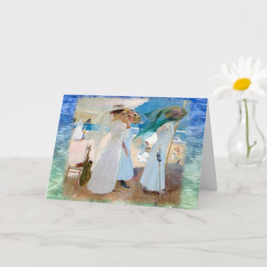 Carte Sous l'aile, Joaquín Sorolla (Petite plante)