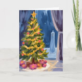 Carte Sous l'arbre de Noël (Devant)