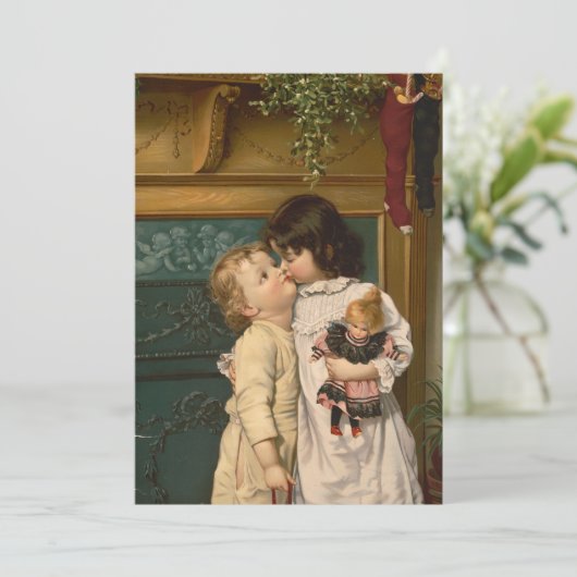 Carte Sous le Mistletoe | Knapp & Co. (Debout devant)