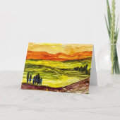 Carte Sous le soleil toscan (Devant)