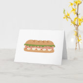 Carte Sous-sandwich (Fleur jaune)