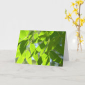 Carte Sous un arbre (Fleur jaune)