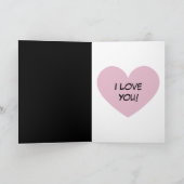 Carte Sous un parapluie : couple romantique s'embrassant (Intérieur)