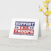 Carte Soutenez nos troupes (Fleur jaune)