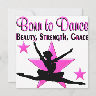 CARTE SOUTENU POUR DANSER