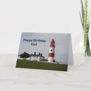 Carte Souter Lighthouse Angleterre Joyeux anniversaire p