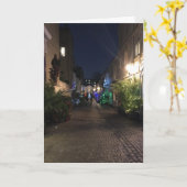 Carte South Kensington Mews Maisons Londres (Fleur jaune)