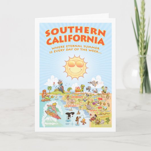 Carte Southern California (Devant)