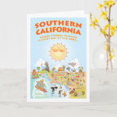 Carte Southern California (Fleur jaune)