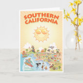 Carte Southern California (Fleur jaune)