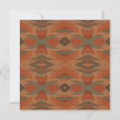 Carte Southwest American Indian Inspired Art Pattern (Devant)