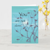 Carte Soutien à la récupération des oiseaux non seulemen (Fleur jaune)