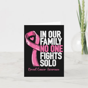 Carte Soutien au cancer du sein Famille Femmes Cancer du