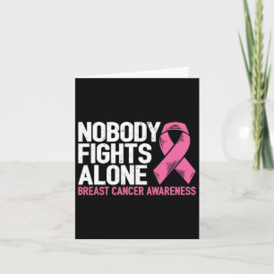 Carte Soutien au cancer du sein Famille Lutte contre le