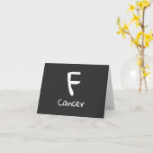 Carte Soutien au cancer Salutation s'améliorer (Fleur jaune)