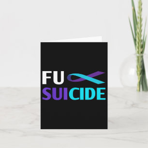 Carte Soutien aux chemises de sensibilisation au suicide