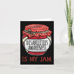 Carte Soutien aux personnes handicapées amusantes Dire u